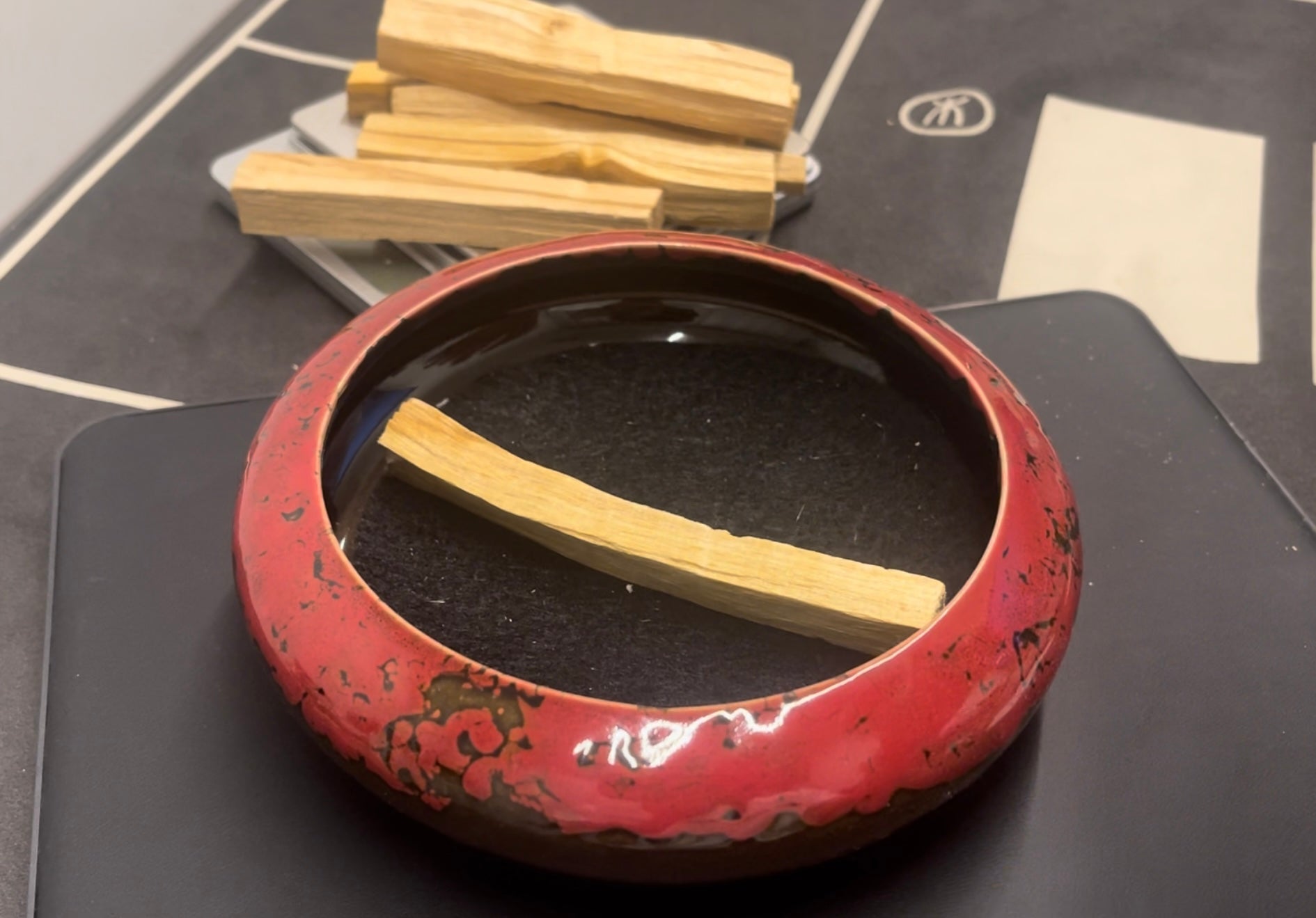 Chinese ceramic incense burner (large)